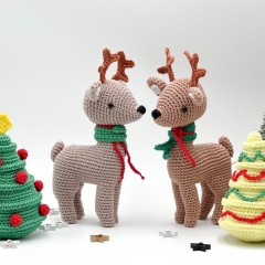 set of Christmas toys amigurumi pattern by RNata