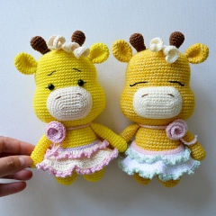 Lyly and Lip the Giraffes amigurumi pattern by RNata