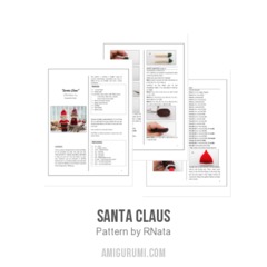 Santa Claus amigurumi pattern by RNata