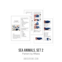 Sea animals, set 2 amigurumi pattern by RNata
