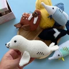 Sea animals, set 3 amigurumi pattern by RNata