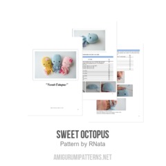Sweet Octopus amigurumi pattern by RNata