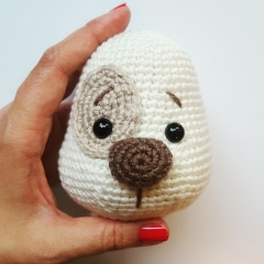 Henry the little dog amigurumi by Amalou Designs