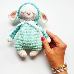 Mara the sheep  amigurumi pattern by Amalou Designs