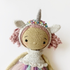 Cecile the Unicorn Girl amigurumi pattern by Jojilie