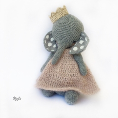 Lily the Princess Elephant amigurumi pattern by Jojilie