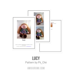 Lucy amigurumi pattern by Pii_Chii