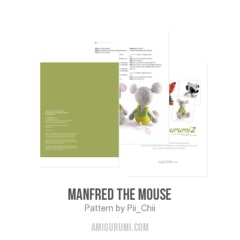 Manfred the Mouse amigurumi pattern by Pii_Chii
