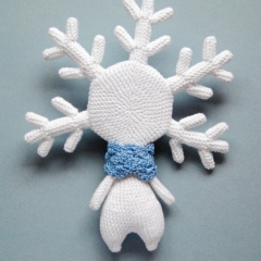 Mr. Snowflake amigurumi pattern by Happy Coridon