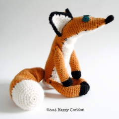 My cutie fox amigurumi by Happy Coridon