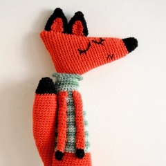 Sally the fox amigurumi pattern by Happy Coridon
