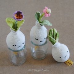 Spring bulbs amigurumi by Happy Coridon