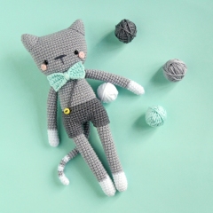 Francisco the kitty boy amigurumi pattern by Maria Handmade Design