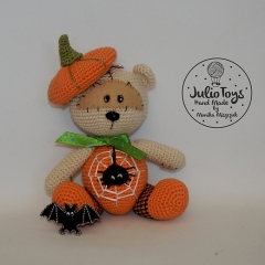 Halloween Teddy Bear amigurumi pattern by Julio Toys