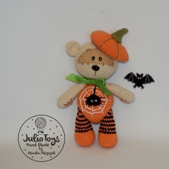 Halloween Teddy Bear amigurumi by Julio Toys