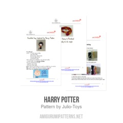 Harry Potter amigurumi pattern by Julio Toys