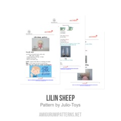 Lilin Sheep amigurumi pattern by Julio Toys