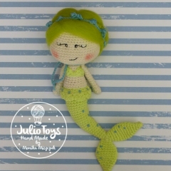 Little Mermaid amigurumi pattern by Julio Toys