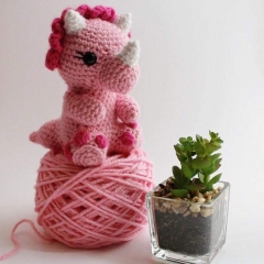 Trixie the Triceratops  amigurumi pattern by Snips & Stitches