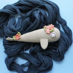 Willow the Whale amigurumi by Snips & Stitches