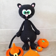 Catharina the Catwitch amigurumi pattern by Ceza777 Crochet