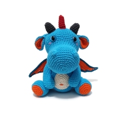 Burney the dragon amigurumi by Crochetbykim