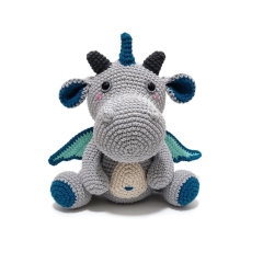 Burney the dragon amigurumi pattern by Crochetbykim