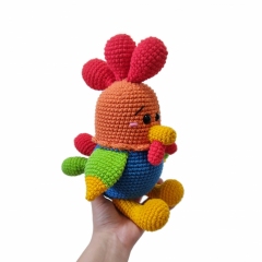 Bobby the Rooster amigurumi by Crochetbykim