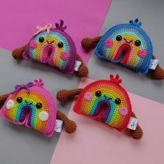 Bowii the rainbow amigurumi by Crochetbykim