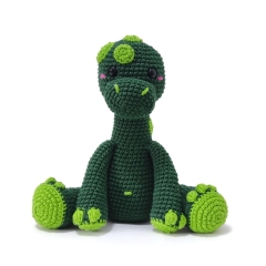 Broccoli the Brontosaurus amigurumi pattern by Crochetbykim