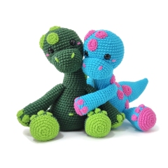 Broccoli the Brontosaurus amigurumi pattern by Crochetbykim