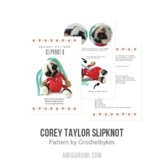 Corey Taylor Slipknot amigurumi pattern by Crochetbykim