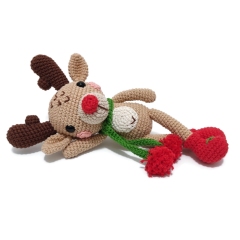 Dasher the reindeer amigurumi by Crochetbykim