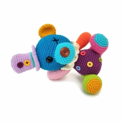 Freaky Teddybear amigurumi pattern by Crochetbykim