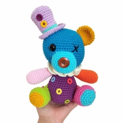 Freaky Teddybear amigurumi by Crochetbykim