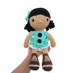 Freja the doll amigurumi pattern by Crochetbykim