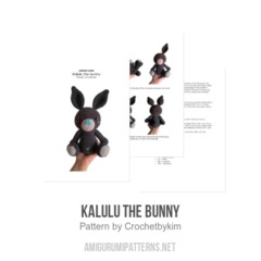 KALULU the bunny amigurumi pattern by Crochetbykim