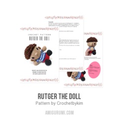 RUTGER the doll amigurumi pattern by Crochetbykim