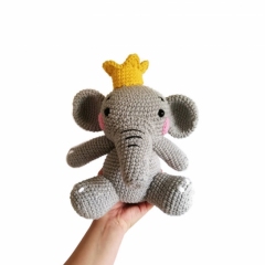 SNORKY the elephant amigurumi pattern by Crochetbykim
