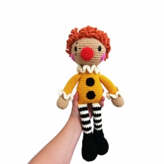 Shawn the clown amigurumi by Crochetbykim
