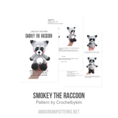 Smokey the Raccoon amigurumi pattern by Crochetbykim