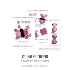 Squealer the pig amigurumi pattern by Crochetbykim