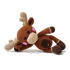 Woody the moose amigurumi by Crochetbykim