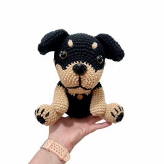 Zuma Rottweiler amigurumi pattern by Crochetbykim