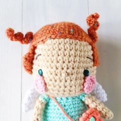 Aya the little guardian angel amigurumi pattern by Amigurumei