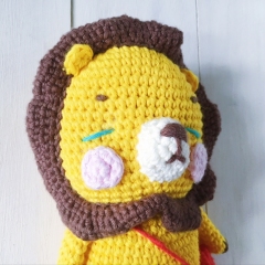 Kazuo the gentle lion amigurumi by Amigurumei