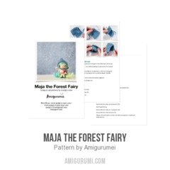 Maja the Forest Fairy amigurumi pattern by Amigurumei
