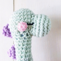 Tezuka the daydreamer dinosaur amigurumi by Amigurumei