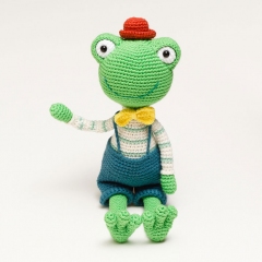 Albin the Frog amigurumi pattern by Diminu