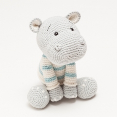 Bepo the hippo amigurumi by Diminu